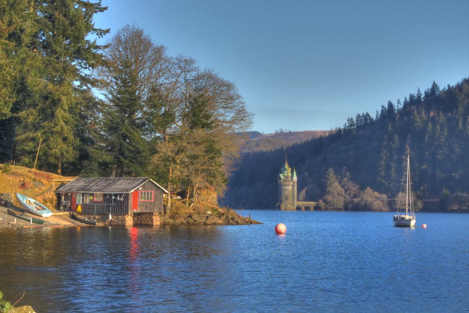 Lake Vyrnway in Wales